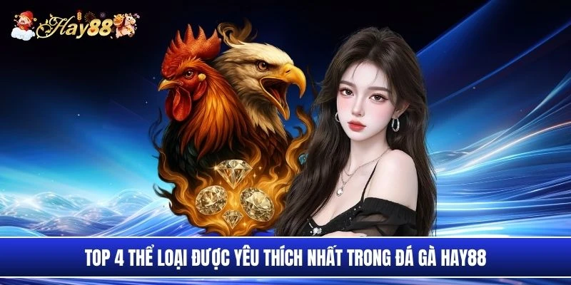 Top 4 thể loại được yêu thích nhất trong đá gà Hay88